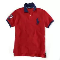 polo t-shirt nouveau hommes italia bleu rouge bleu logo